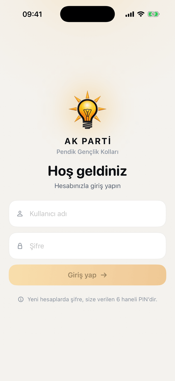 AK Pendik GK uygulama ekran görüntüsü
